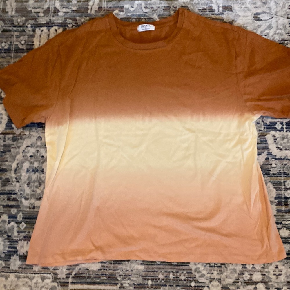 Zenana ombré Women’s t-shirt. Size 2X
